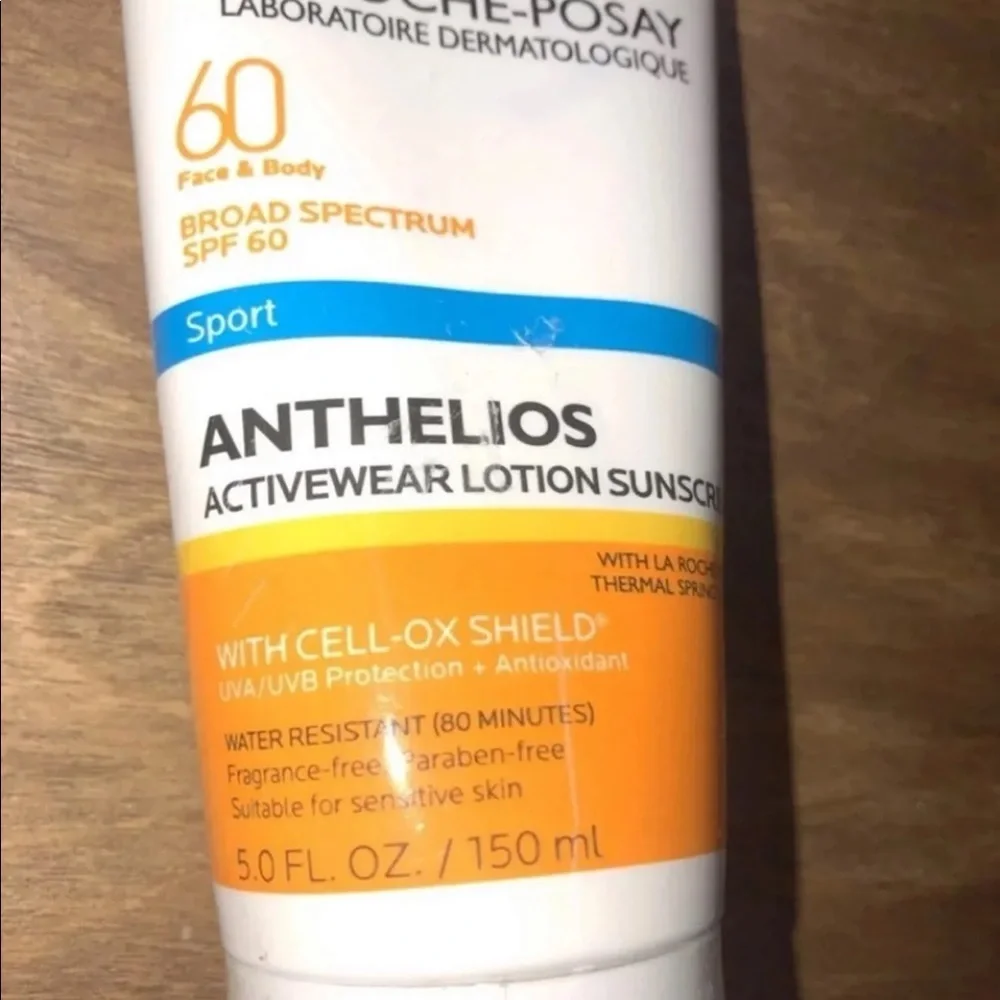 La Roche Posay spf 60 active wear sunscreen